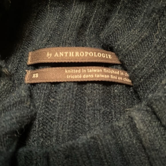 🌹BY ANTHROPOLOGIE KNIT MOCK NECK SWEATER - Picture 8 of 9